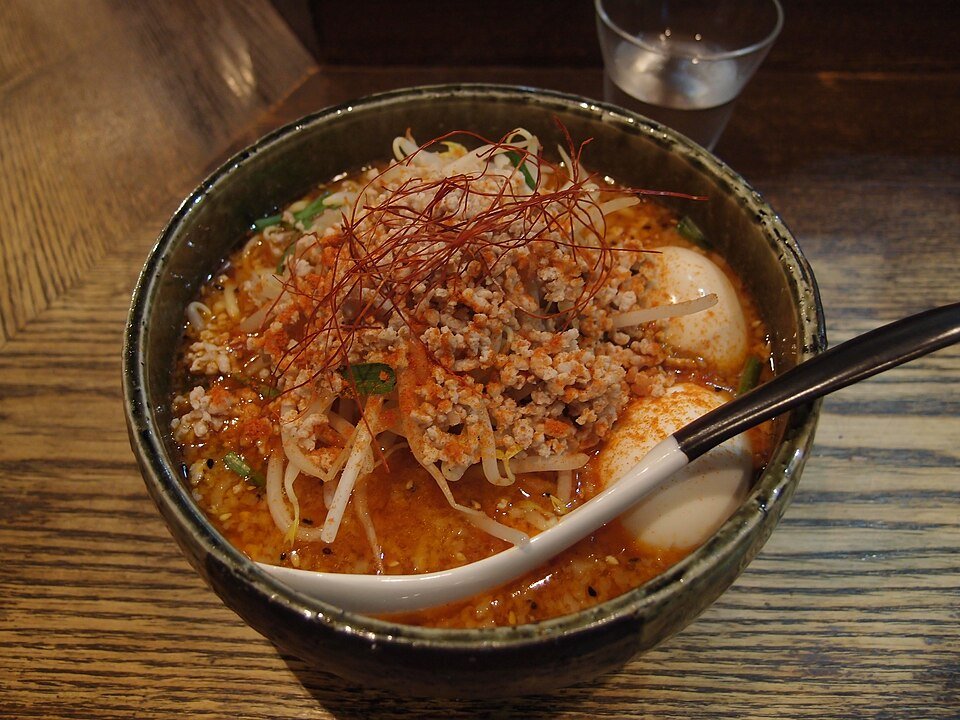 Spicy miso ramen with chili oil
