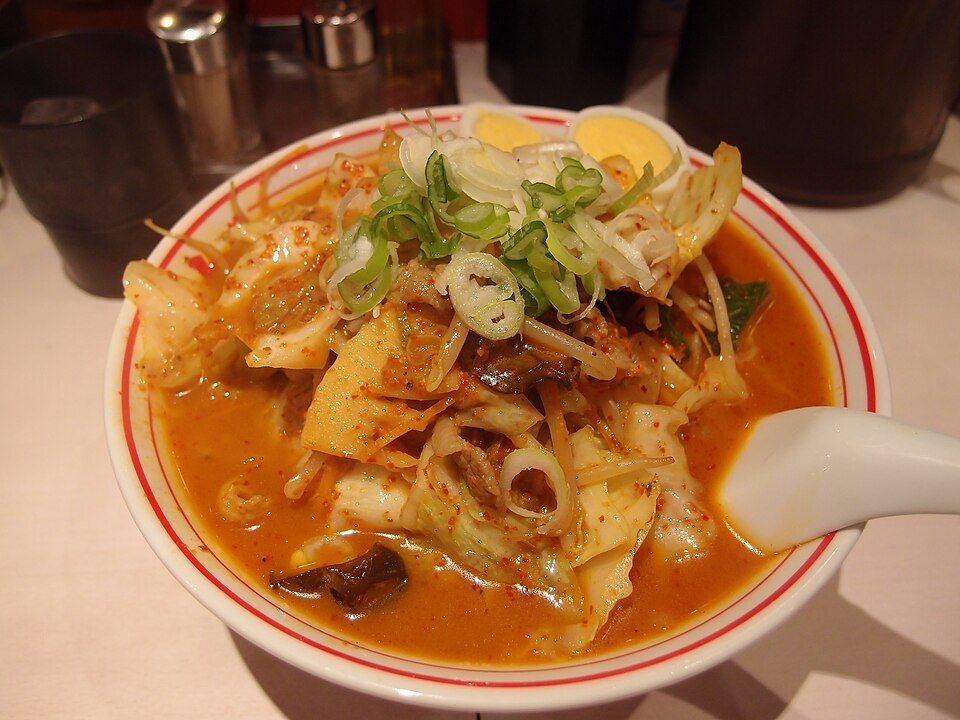Spicy miso tanmen at Nakamoto (Ueno)
