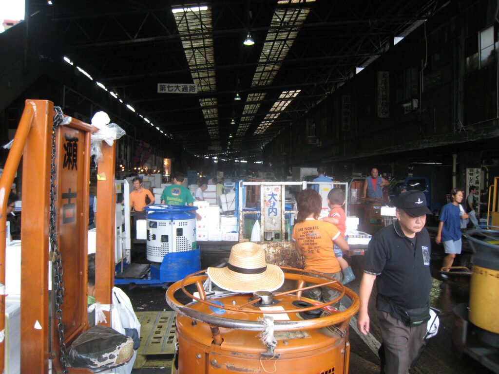 Tsukiji fish market